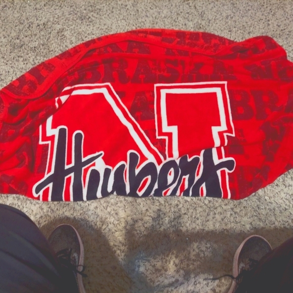 Nebraska Cornhuskers fleece stadium blanket - Picture 1 of 10